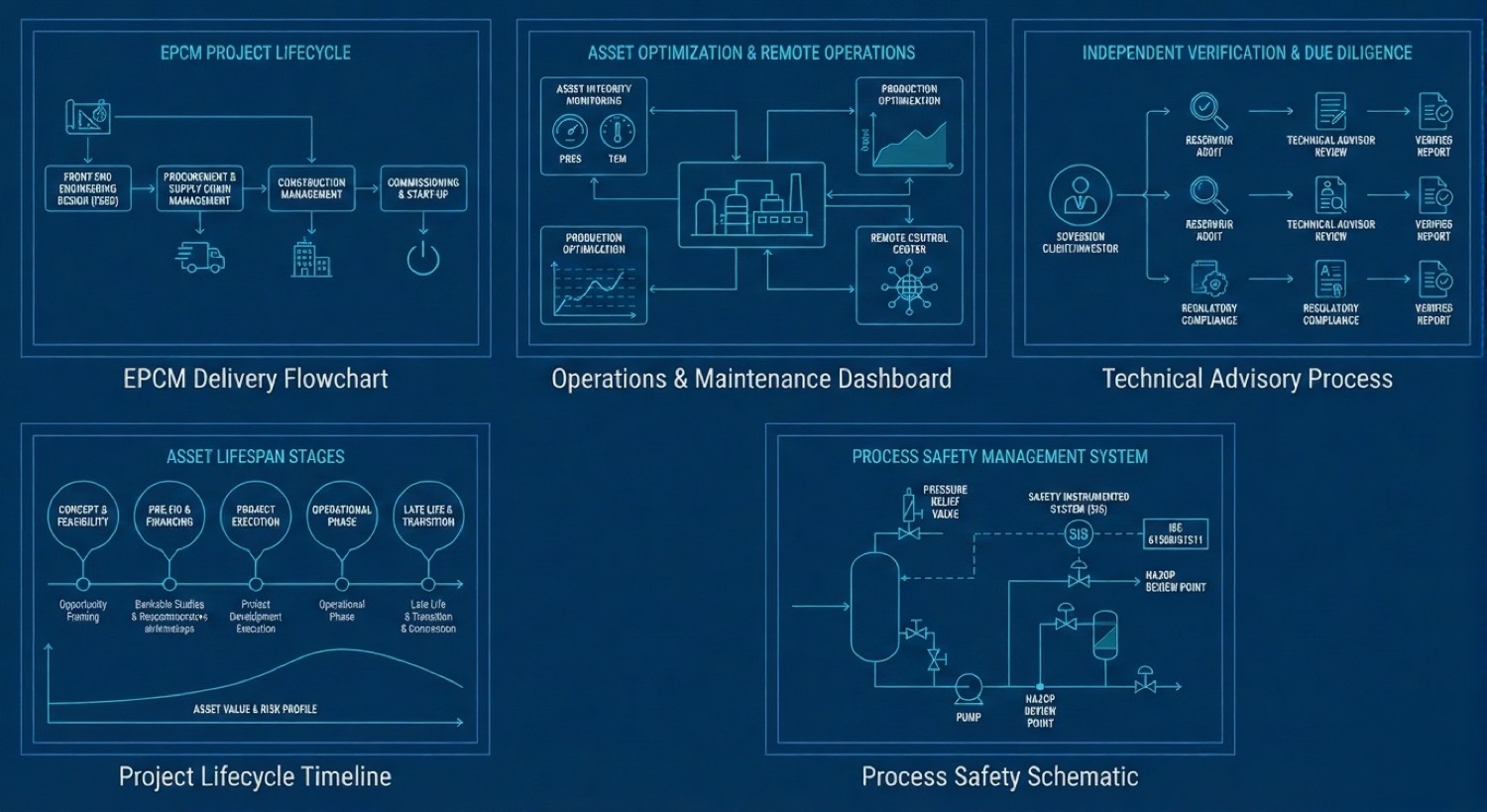 Process safety schematic illustration